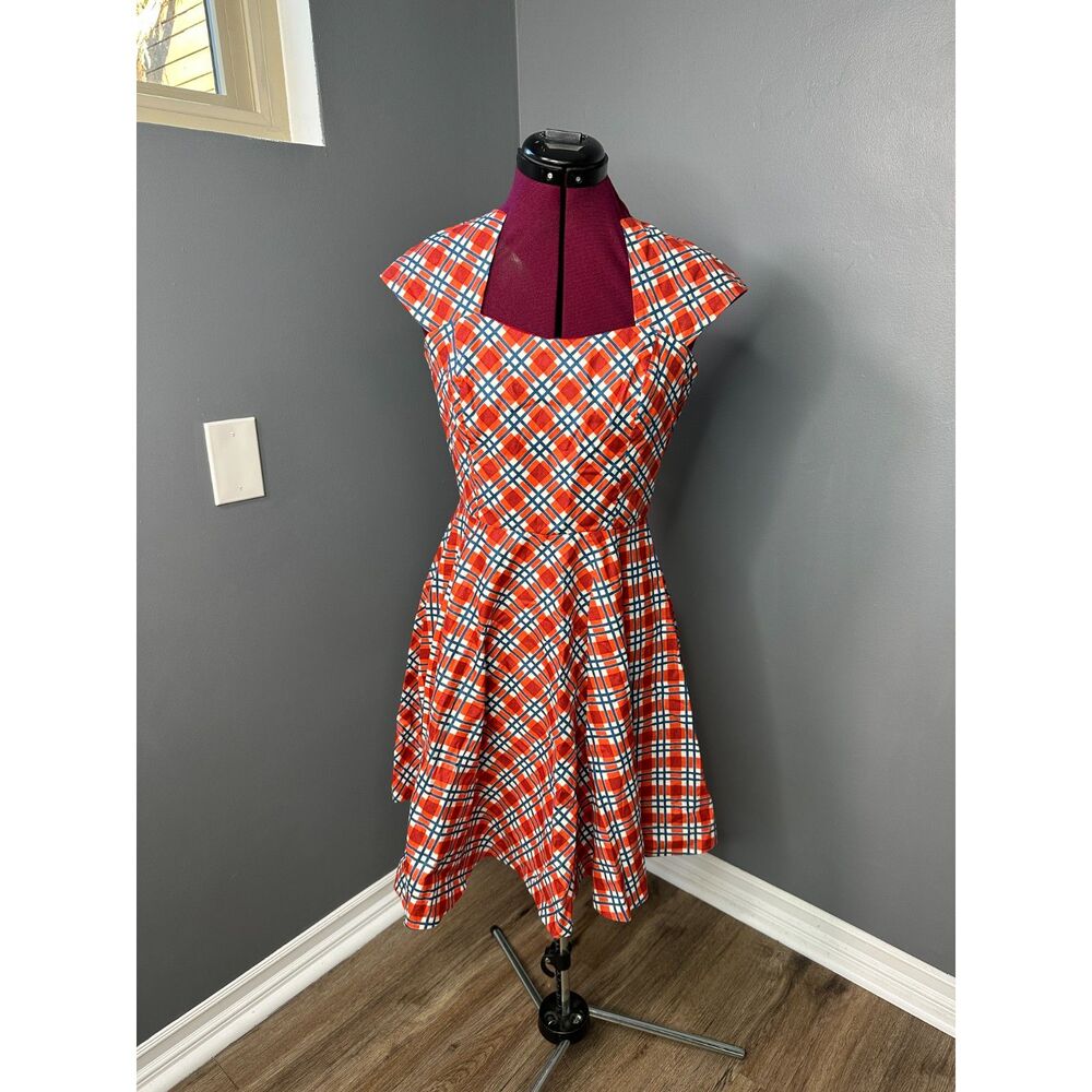 Vintage Handmade 1950's Style Fit and Flare Dress-S